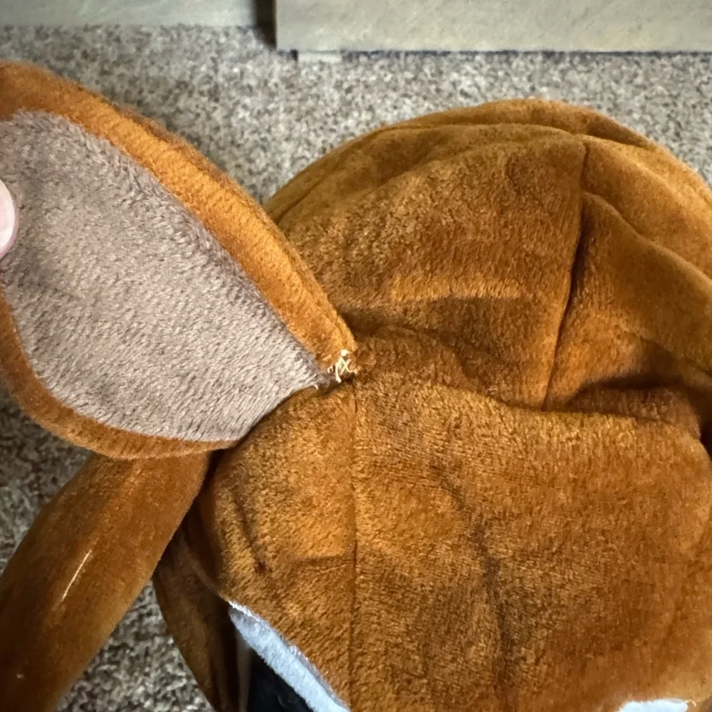 Ecopals plush brown bat hat New with tag
